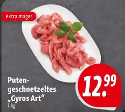 Nah & Frisch Putengeschnetzeltes ,,Gyros Art" Angebot
