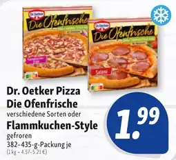 Nah & Frisch Dr. Oetker Pizza Die Ofenfrische oder Flammkuchen-Style Angebot