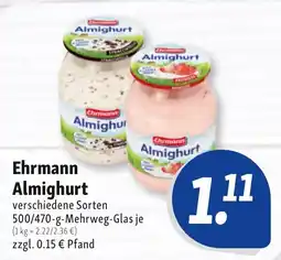 Nah & Frisch Ehrmann Almighurt Angebot