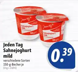 Nah & Frisch Jeden Tag Sahnejoghurt mild Angebot
