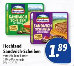 Nah & Frisch Hochland Sandwich-Scheiben Angebot