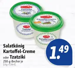Nah & Frisch Salatkönig Kartoffel-Creme oder Tzatziki Angebot