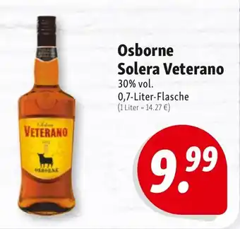 Nah & Frisch Osborne Solera Veterano Angebot