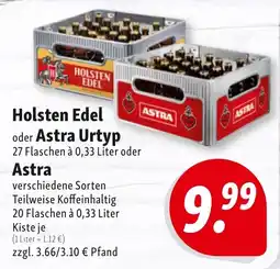 Nah & Frisch Holsten Edel oder Astra Urtyp oder Astra Angebot