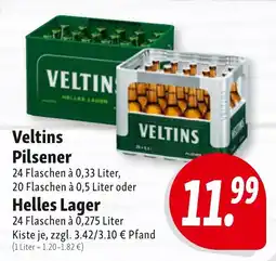 Nah & Frisch Veltins Pilsener oder Helles Lager Angebot