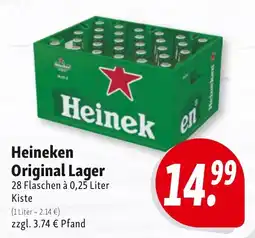 Nah & Frisch Heineken Original Lager Angebot