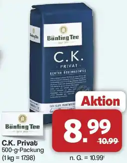 Famila Nord West Bünting Tee C.K. Privat Angebot