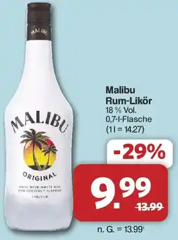 Famila Nord West Malibu Rum-Likör Angebot