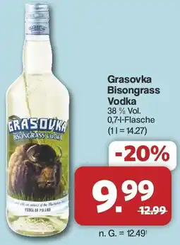 Famila Nord West Grasovka Bisongrass Vodka Angebot
