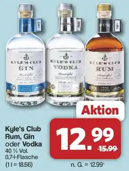 Famila Nord West Kyle's Club Rum, Gin oder Vodka Angebot