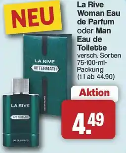 Famila Nord West La Rive Woman Eau de Parfum oder Man Eau de Toilette Angebot