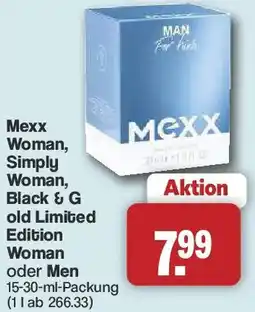 Famila Nord West Mexx Woman, Simply Woman, Black & G old Limited Edition Woman oder Men Angebot