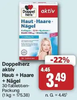 Famila Nord West Doppelherz aktiv Haut + Haare + Nägel Angebot