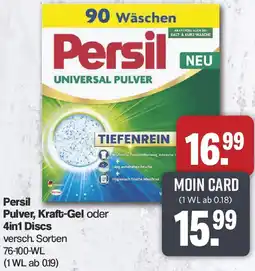 Famila Nord West Persil Pulver, Kraft-Gel oder 4in1 Discs Angebot