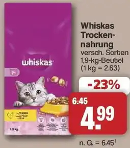 Famila Nord West Whiskas Trockennahrung Angebot