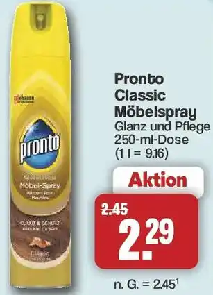Famila Nord West Pronto Classic Möbelspray Angebot