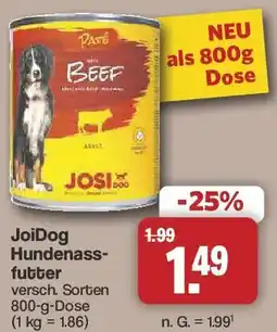 Famila Nord West JoiDog Hundenassfutter Angebot