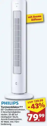Famila Nord West PHILIPS Turmventilator Angebot