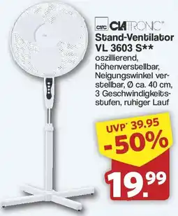 Famila Nord West CLATRONC Stand-Ventilator VL 3603 S Angebot