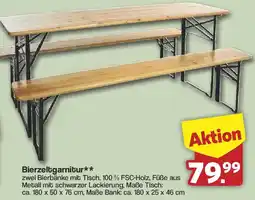 Famila Nord West Bierzeltgarnitur Angebot