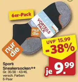 Famila Nord West Sport Sneakersocken Angebot
