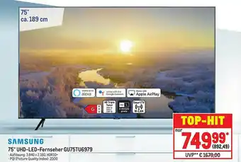 METRO Samsung 75 Angebot