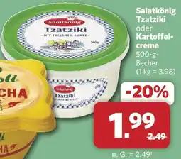Combi Salatkönig Tzatziki oder Kartoffelcreme Angebot