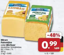Famila Nord West Milram Rahmkäse oder Müritzer Angebot