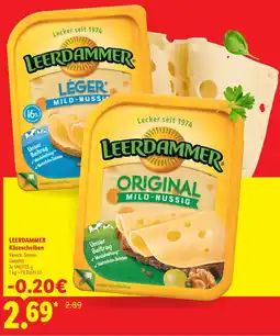 Lidl LEERDAMMER Käsescheiben Angebot