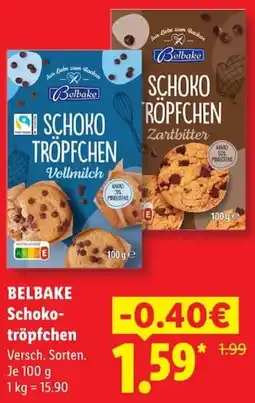 Lidl BELBAKE Schokotröpfchen Angebot