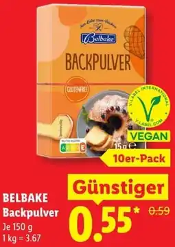 Lidl BELBAKE Backpulver Angebot