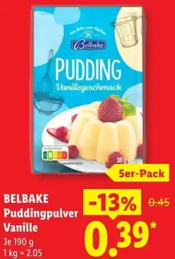 Lidl BELBAKE Puddingpulver Vanille Angebot