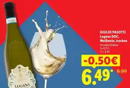 Lidl GIULIO PASOTTI Lugana DOC, Weißwein, trocken Angebot