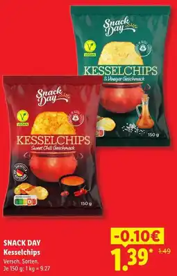 Lidl SNACK DAY Kesselchips Angebot
