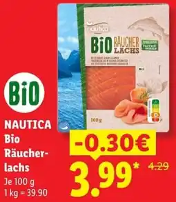Lidl NAUTICA Bio Räucherlachs Angebot