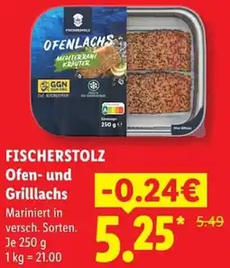 Lidl FISCHERSTOLZ Ofen- und Grilllachs Angebot