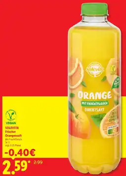 Lidl SOLEVITA Frischer Orangensaft Angebot