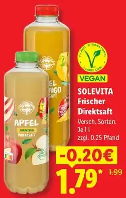Lidl SOLEVITA Frischer Direktsaft Angebot