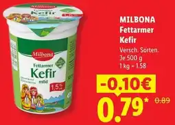 Lidl MILBONA Fettarmer Kefir Angebot