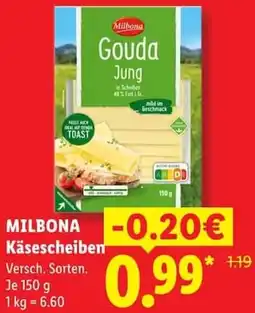 Lidl MILBONA Käsescheiben Angebot