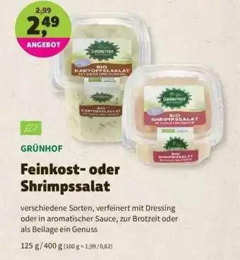 Denns BioMarkt Grünhof Feinkost- Oder Shrimpssalat Angebot