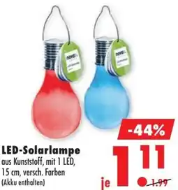 Mäc Geiz LED-Solarlampe Angebot