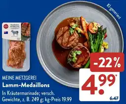 Aldi Süd MEINE METZGEREI Lamm-Medaillons Angebot