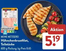 Aldi Süd MEINE METZGEREI Hähnchenbrustfilet, Teilstücke Angebot