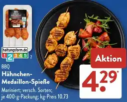 Aldi Süd BBQ Hähnchen Medaillon-Spieße Angebot
