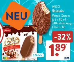 Aldi Süd MUCCI Stieleis Angebot