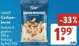 Aldi Süd FARMER Cashewkerne Angebot