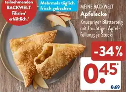 Aldi Süd MEINE BACKWELT Apfelecke Angebot