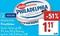 Aldi Süd PHILADELPHIA Frischkäse Angebot