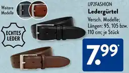 Aldi Süd UP2FASHION Ledergürtel Angebot